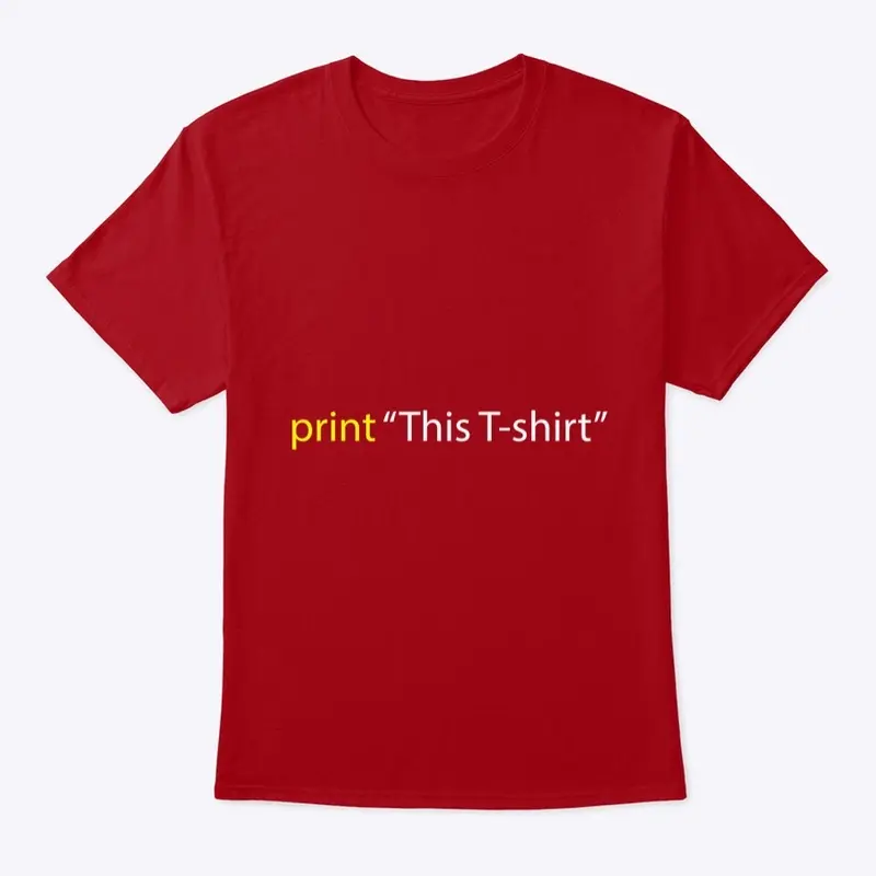 Teeshirt for Software developers.